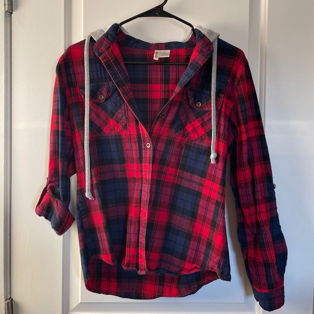 Passport Flannel With Hood